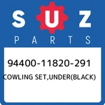 94400-11820-291 Suzuki Cowling Set,under(black) 9440011820291, New Genuine Oem P. Fixed Price $626.47.