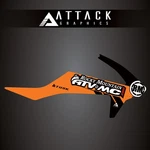 Attack Graphics Renegade Radiator Shroud Decal Ktm Orange For 250 Sx 2017-18. Fixed Price $41.72.