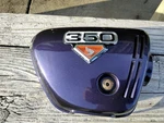 1973 Honda Purple Right Sidecover No Cracks Or Broken Pegs. Fixed Price $129.27.