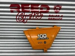 Suzuki 1978 TS100 Left Side Cover Oem 47211-48000-05M. Fixed Price $55.00.