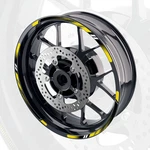 Yellow 17'' Rim Wheel Sticker Decal Strip Tape D01B For Bandit GSF1200. Fixed Price $35.37.
