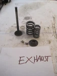 82-83 Yamaha Vision XZ550 Exhaust Valve, Springs, Retainer, Washer, Assembly. Fixed Price $15.00.