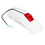 Rear Fender & Taillight For Honda 1993-24 White Plastic Mud Guard. Fixed Price $51.99.