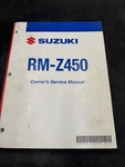 Service Manual 2007 Suzuki RM-Z450 99011-28H50-03A. Fixed Price $26.99.