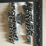 Oem Harley Gas Fuel Tank Badges Emblem Dyna Softail Sportster Touring 62309-10. Fixed Price $83.98.