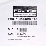 Genuine Polaris Fuel Line Part Number 8450040-142. Fixed Price $12.99.