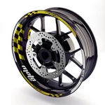 GP01 17 Inch Vinyl Decal Rim Wheel Sticker Yellow For ZX10R Ninja ZX1000 21-23. Fixed Price $32.37.