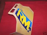 Suzuki Right Radiator Cover 17761-14500-25Y. Fixed Price $14.95.
