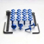 Pro-bolt Fairing Screws Kit Kawasaki ZX6R Ninja 09-11 Blue Aluminum FKA175B. Fixed Price $24.99.