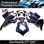 For Ducati Panigale V4 2023 2024 Abs Chameleon Blue Purple Body Kits Fairing. Fixed Price $549.00.