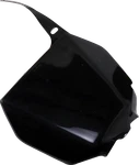 Ufo SU03989001 Front Number Plate - Black. Fixed Price $34.70.