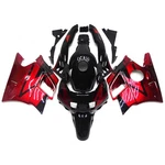 Injection Red Black Fairing Kit For Honda CBR600F2 1991-1994 Plastic Bodywork. Fixed Price $413.95.