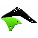 Pair Of Ufo Radiator Conveyors Kawasaki Kxf 250 2006 - 2008 Green / Black. Fixed Price $52.22.