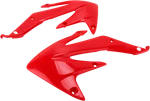 Ufo Radiator Shrouds '00-'06 Cr Red HO04634-070. Fixed Price $46.95.