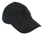 Women's Harley Davidson Black Skull Bling Adjustable Hat Cap. Fixed Price $19.96.