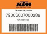 Ktm Genuine Filterbox Side - 7900600700028B. Fixed Price $58.25.