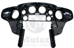 Mutazu Glossy Vivid Black Front Inner Fairing Fit Harley Electra Street Glide. Fixed Price $215.00.
