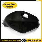 Carbon Fiber Black Fuel Gas Tank Cover Fairing Fit Kawasaki Ninja 250R 2008-2012. Fixed Price $158.01.