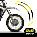 Yellow B01B 21 18 Inch Rim Wheel Stickers For Suzuki Dr 200S 2015-2020 19. Fixed Price $30.98.