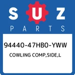 94440-47HB0-YWW Suzuki Cowling Comp,side,l 9444047HB0YWW, New Genuine Oem Part. Fixed Price $521.22.