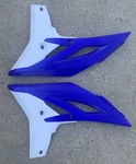 2010-2013 YZ250F 2012-2016 WR450F Yamaha Acerbis Radiator Shrouds Blue And White. Fixed Price $15.00.
