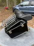 Harley Touring Flht Electra Glide Oem Rear Pak Trunk Luggage Box 99-07 Rack. Fixed Price $500.00.