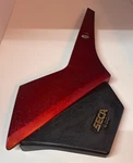 Oem Yamaha Left Side Cover Brilliant Red For 1982-83 XS400R Seca 16M-21711-00-EG. Fixed Price $20.45.