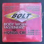Bolt 2021-2022 Honda CRF450R HON-PFK3 Body Work Fastener Kit. Fixed Price $14.99.