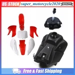 Plastics Fender Fairing Body Kit Gas Fuel Tank For Kawasaki KLX110 KX65 DRZ110. Fixed Price $135.05.
