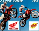 Licensed Honda Vintage 1984 CR125R CR250R XR200R CR500R Wings Decal Stickers. Fixed Price $15.87.