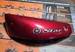 Oem Yamaha XVS950 Vstar 2009-14 Lh Side Cover Deep Red Metallic 5S7-21711-00-P1. Fixed Price $46.97.