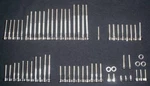 Kawasaki KLR650 Engine Bolt Kit Polished Stainless Screw Set 1987 2007. Fixed Price $45.89.