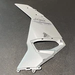 2024 25 Kawasaki Ninja EX500 Oem 55028-0916-63V Left Side Cowling Silver. Fixed Price $100.00.