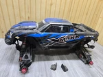 Traxxas Xmaxx Slider Frame With Working Servo. Hot Racing Bulkheads. Fixed Price $499.00.