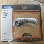 Harley Davidson H-d Script Brake Caliper Insert 00-UP 44476-99 Free Shipping. Fixed Price $35.00.