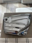 98-02 Honda Shadow Aero VT1100 C3 Right Side Cover 83500-MBH-000 Chrome Used.. Fixed Price $55.00.