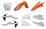 Polisport Plastic Kit Orange/white Ktm 125 Sx 2016-2018. Fixed Price $128.16.