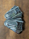 Kuryakyn Chrome Swingarm Axle Covers Harley Heritage Softail Fxst/c 1986-2007. Fixed Price $100.00.