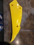 M0647.02A8AMAL - Buell Right Side Chin Fairing, Sunfire Yellow. Fixed Price $50.00.