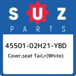 45501-02H21-YBD Suzuki Cover,seat Tail,r(white) 4550102H21YBD, New Genuine Oem P. Fixed Price $183.44.