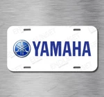 White Yamaha Power Sports Motorcycle Utv Off Road License Plate Front Auto Tag. Fixed Price $16.99.