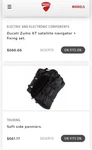 Ducati Parts And Accessories. Fixed Price $250.00.