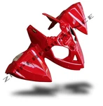 New Polaris Outlaw 06 - 08 Fighting Red Front Fender Plastics. Fixed Price $394.87.