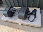 Triumph Saddlebag Luggage Panniers & Tank + Mounting Brackets Used. Fixed Price $133.94.