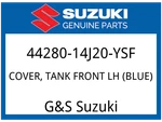Suzuki Oem Part 44280-14J20-YSF Cover, Tank Front Lh (blue). Fixed Price $174.97.