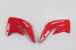 Ufo Red Radiator Tank Shrouds / Covers Honda CR85 03-07. Fixed Price $59.95.