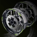 Green 17'' Rim Wheel Sticker Decal Strip Tape P05B For Triumph Street Cup. Fixed Price $35.32.