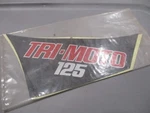 Nos Yamaha Oem Right Side Cover Decal 1985 YT125 Tri-moto. Fixed Price $74.95.