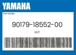 Yamaha Genuine Nut 90179-18552-00. Fixed Price $18.68.