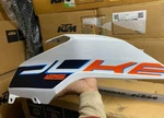 For Ktm Duke 125 Tank Side Cover Left White With Decal Fuel Panel. Fixed Price $185.07.